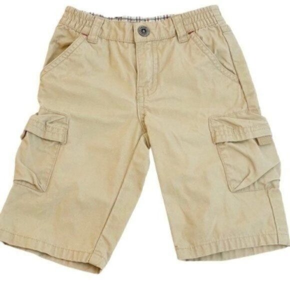 Janie & Jack Khaki Cargo Pants Size 3-6 Months - Picture 1 of 7